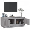 Mesa de centro madera contrachapada gris Sonoma 102x50x44 cm 5
