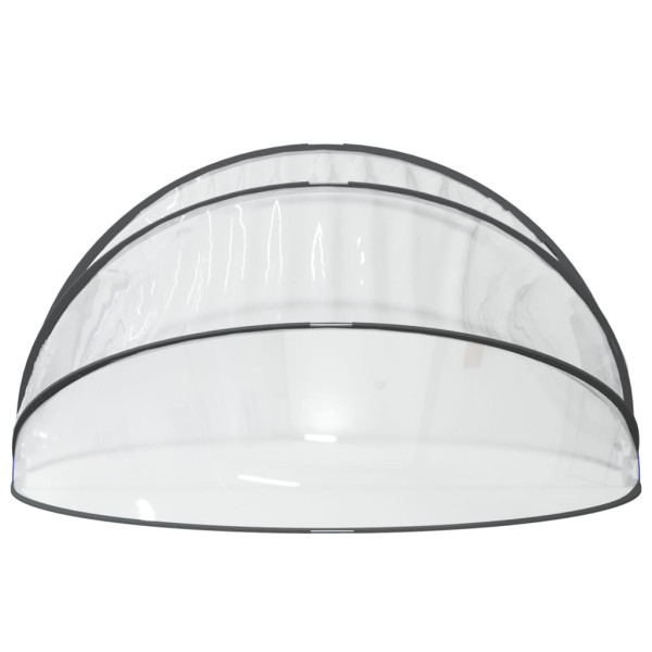 Cúpula para piscina redonda PVC 406x203 cm M 5