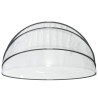 Cúpula de piscina redonda 406x203 cm PVC 5