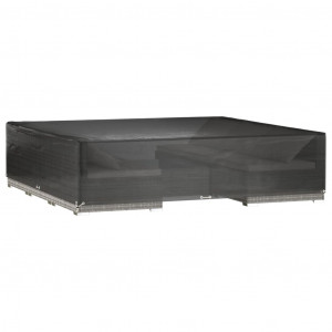 Funda para muebles de jardín 16 ojales cuadrada 240x240x55 cm H