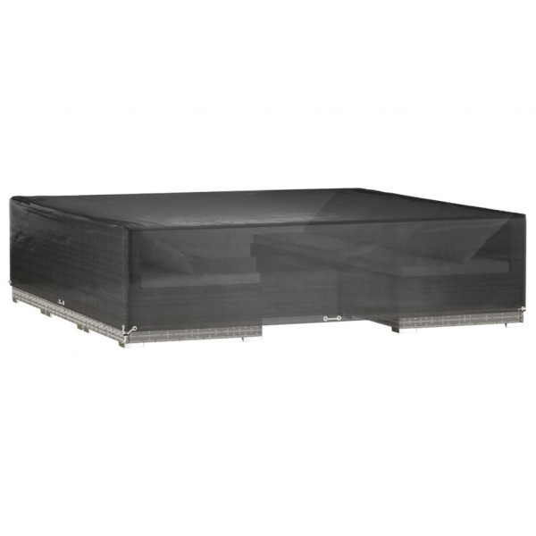 Funda para muebles de jardín 16 ojales cuadrada 240x240x55 cm M 2