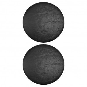 Capas p/ espreguiçadeira ilha 2 pcs 8 ilhós Ø188x50 cm redondo H