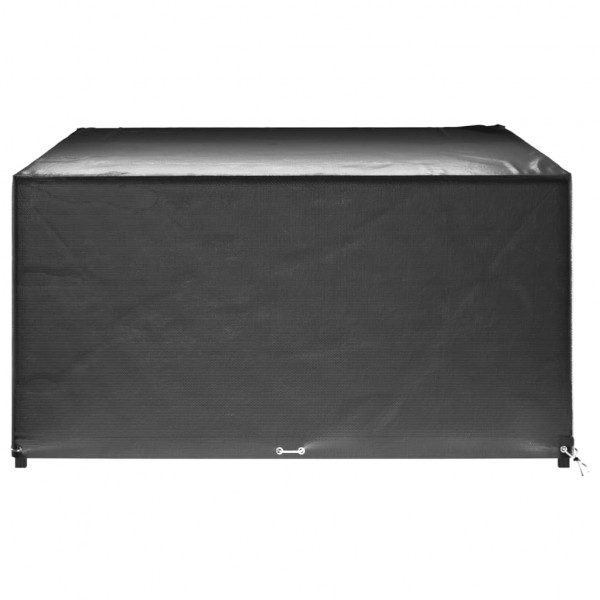 Fundas muebles jardín 2 uds 16 ojales rectangular 278x204x105cm M 4