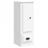 Aparador alto madera contrachapada blanco 36x35.5x103.5 cm 2