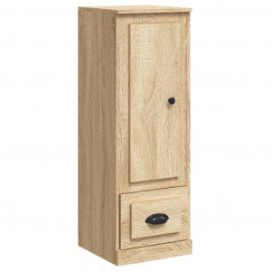Aparador alto madera contrachapada roble Sonoma 36x35.5x103.5cm H