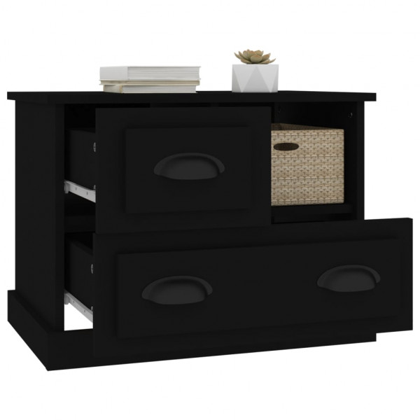 Mesa de cabeceira 60x39x45 cm preto M 5