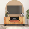 Mueble de TV madera acacia y madera contrachapada 105x33.5x46cm 1