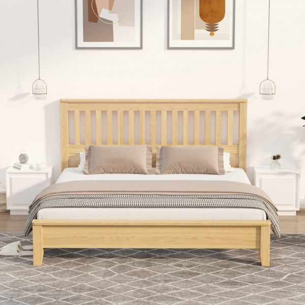 Mesitas de noche 2 uds madera blanco brillante 44x35x45 cm D
