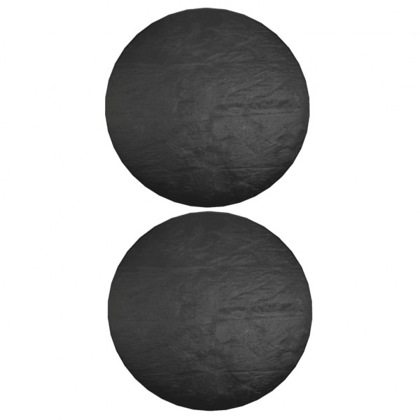 Capas p/ mobília de jardim 2 pcs 6 ilhós Ø125x75 cm redondo M 3