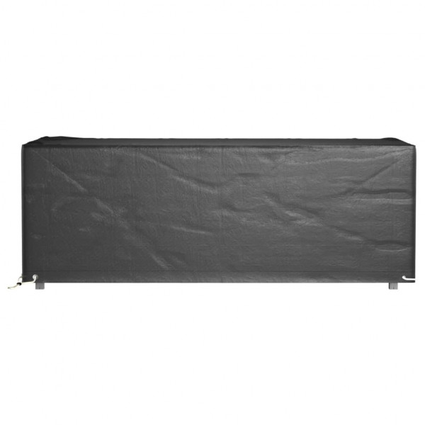 Capas p/ mobília de jardim 2 pcs 8 ilhós 192x82x65cm retangular M 4