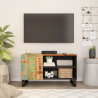 Mueble de TV madera reciclada y madera contrachapada 80x33x46cm 1