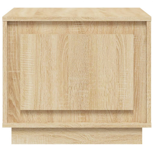 Mesa de centro madera contrachapada roble Sonoma 51x50x44 cm M 5