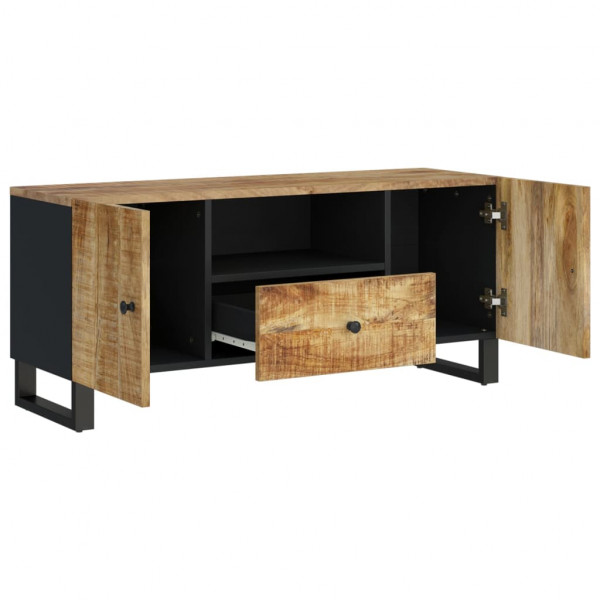 Mueble de TV madera mango y madera contrachapada 105x33.5x46 cm M 3