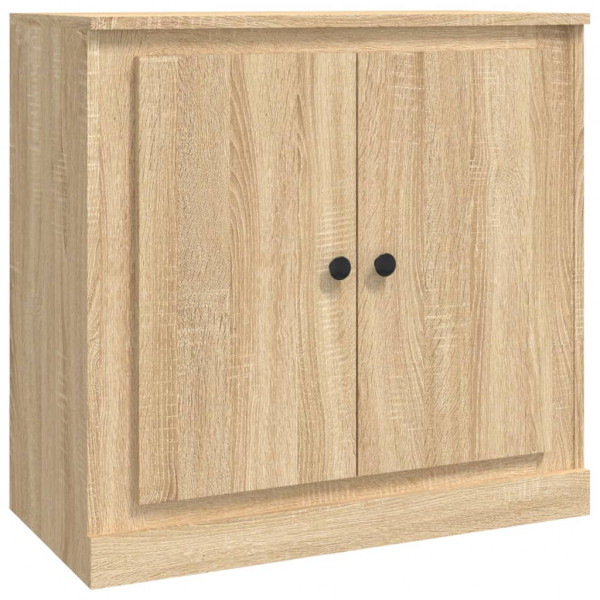 Aparador de madera contrachapada roble Sonoma 70x35.5x67.5 cm M 2