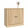 Aparador de madera contrachapada roble Sonoma 70x35.5x67.5 cm 4