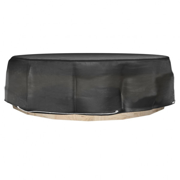 Funda para muebles de jardín 8 ojales redonda Ø188x50 cm M 2