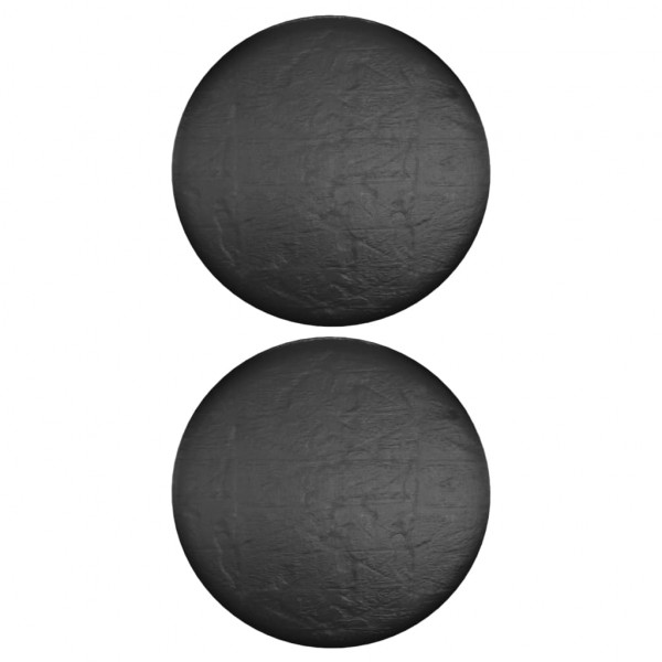 Fundas para muebles de jardín 2 uds 10 ojales redonda Ø230x90cm M 2