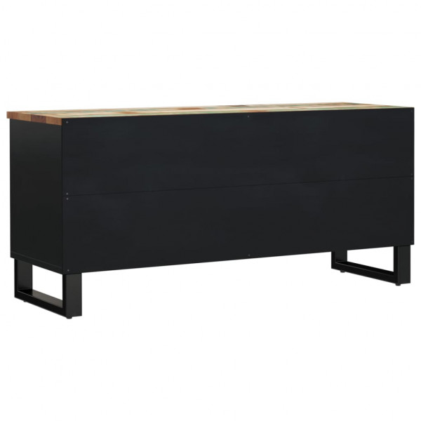 Mueble de TV madera reciclada madera contrachapada 100x33x46cm M 5