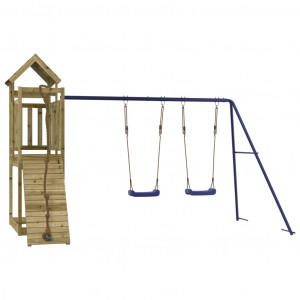 Parque infantil de exterior madera de pino impregnada H