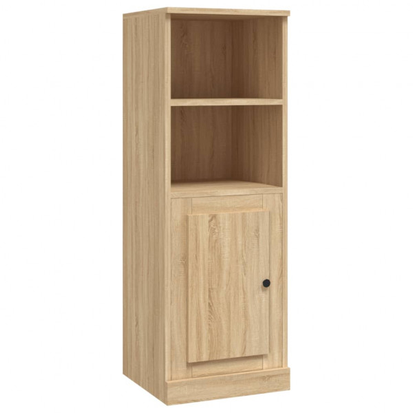 Aparador alto madera contrachapada roble Sonoma 36x35.5x103.5cm M 2
