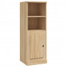 Aparador alto madera contrachapada roble Sonoma 36x35.5x103.5cm 2