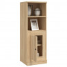 Aparador alto madera contrachapada roble Sonoma 36x35.5x103.5cm 5