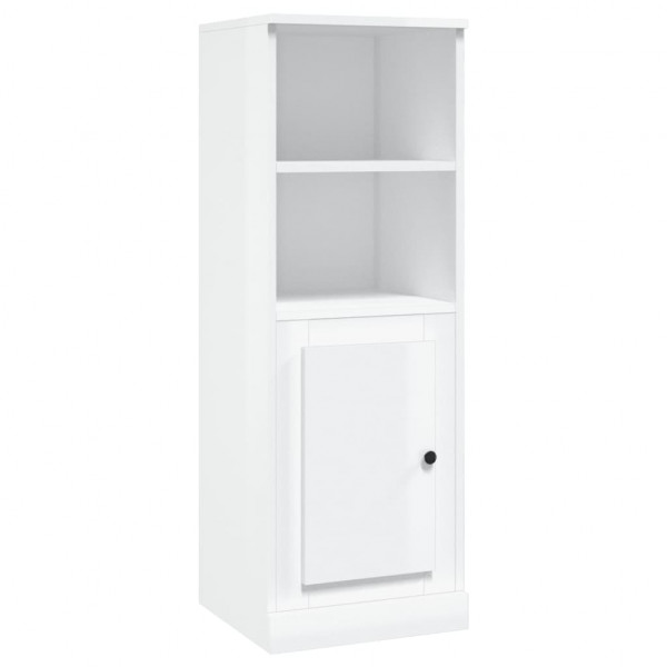 Aparador madera contrachapada blanco brillo 36x35.5x103.5 cm M 2