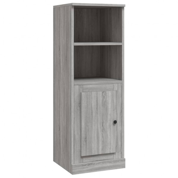 Aparador alto madera contrachapada gris Sonoma 36x35.5x103.5 cm M 2