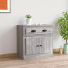 Aparador de madera contrachapada gris Sonoma 70x35.5x67.5 cm 1