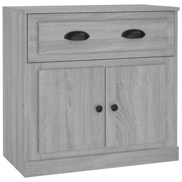 Aparador de madera contrachapada gris Sonoma 70x35.5x67.5 cm M 2