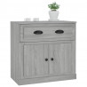 Aparador de madera contrachapada gris Sonoma 70x35.5x67.5 cm 4