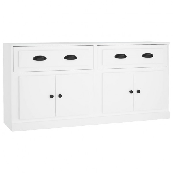 Aparadores 2 pcs derivados de madeira branco M 2