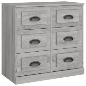Aparador de madera contrachapada gris Sonoma 70x35.5x67.5 cm H