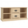 Mueble para TV madera contrachapada roble Sonoma 99.5x35.5x48cm 2