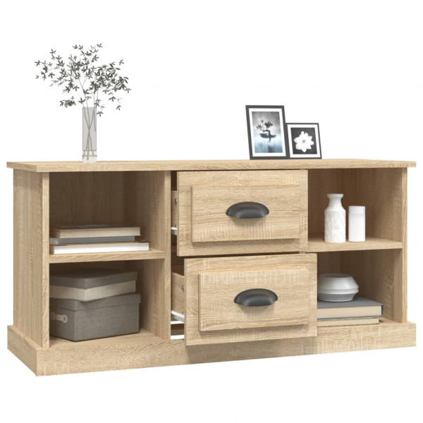 Mueble para TV madera contrachapada roble Sonoma 99.5x35.5x48cm M 5
