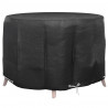 Fundas para muebles de jardín 6 ojales redonda Ø125x75 cm 1