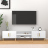 Mueble para TV madera contrachapada blanco 180x31.5x40 cm 1