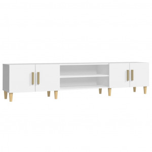 Mueble para TV madera contrachapada blanco 180x31.5x40 cm H