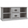 Mueble para TV madera contrachapada gris Sonoma 99.5x35.5x48 cm 2