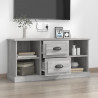 Mueble para TV madera contrachapada gris Sonoma 99.5x35.5x48 cm 5