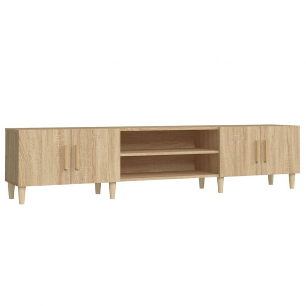 Mueble para TV madera contrachapada roble Sonoma 180x31.5x40 cm M 2