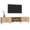 Mueble para TV madera contrachapada roble Sonoma 180x31.5x40 cm 4