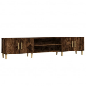 Mueble para TV madera contrachapada roble ahumado 180x31.5x40cm H