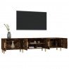 Mueble para TV madera contrachapada roble ahumado 180x31.5x40cm 5