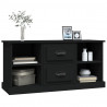 Mueble para TV madera contrachapada negro 99.5x35.5x48 cm 4