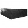 Funda para muebles de jardín forma de L 18 ojales 220x285x80 cm 5