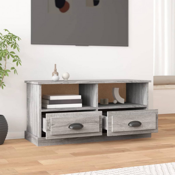 Mueble para TV madera contrachapada gris Sonoma 93x35.5x45 cm M 3