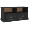 Mueble para TV madera contrachapada negro 93x35.5x45 cm 2