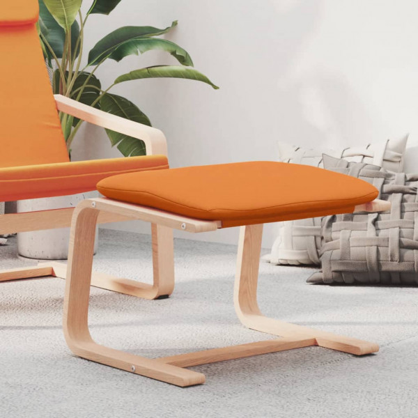 Reposapiés de tela amarillo oscuro 51x41x40 cm D