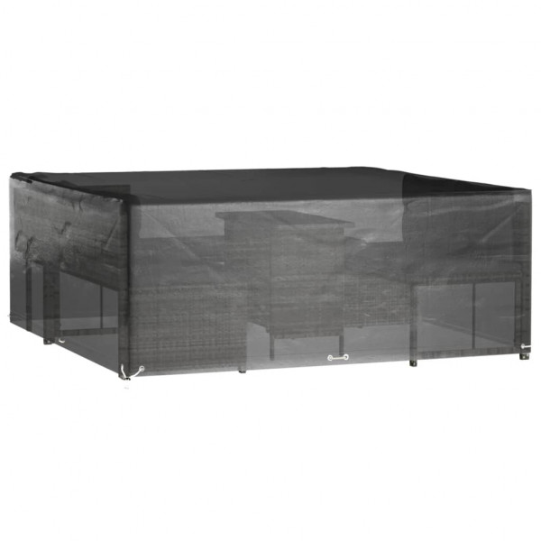 Funda para muebles de jardín 16 ojales cuadrada 250x250x90 cm M 2